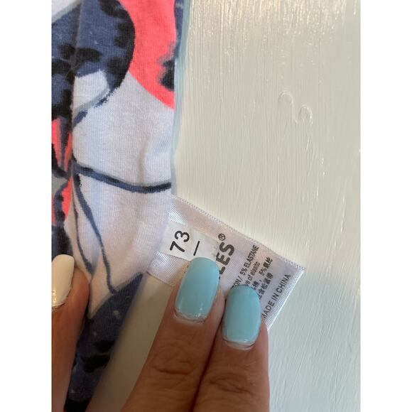 Kid Tales short sleeve one piece pants floral zip lightweight Size 73 US 6-9 m - Picture 6 of 8